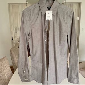 H&M gray dress shirt
